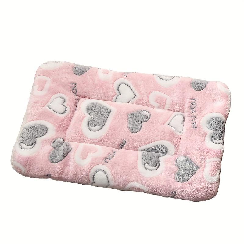 

Роскошное плюшевое одеяло для питомцев с розовым сердечком - Мягкий, теплый флисовый коврик для собак и кошек, Идеально подходит для маленьких и крупных пород XS