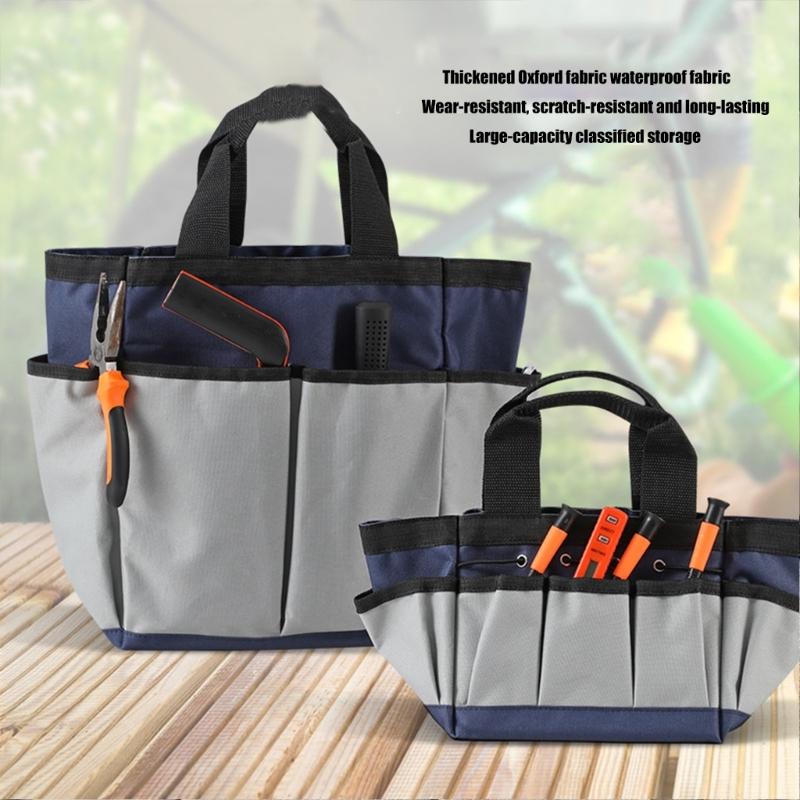 Heavy Duty Waterproof Gardening Tool Bag Thickened Tear Resistant Fabric Spacious Design For Tools Shovel Pruner