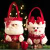 New Christmas Gift Bag Handbag Christmas Eve Apple Bag Gift Bag Washable Fabric Flip Cap Cartoon Candy Bag