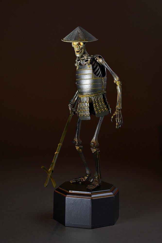 Takeya-style Articulated Figure: Skeleton Warrior (Rust-finished), Approx. 150mm, PVC & ABS, Painted, Movable Figure, KT-009