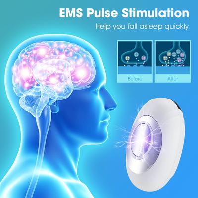 Dispositif d'aide au sommeil portable Micro-courant Dispositifs de sommeil intelligents avec sangle Cerveau pour la maison Chambre à coucher Lit Masseur Anxiété