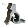 Stable Phone Support Cute Cat Stand Curled Tail Kitty Desk Holder for Cell Black Dock Tablet, 3D Printed Universal Stand Office Bedroom, Gift Lovers