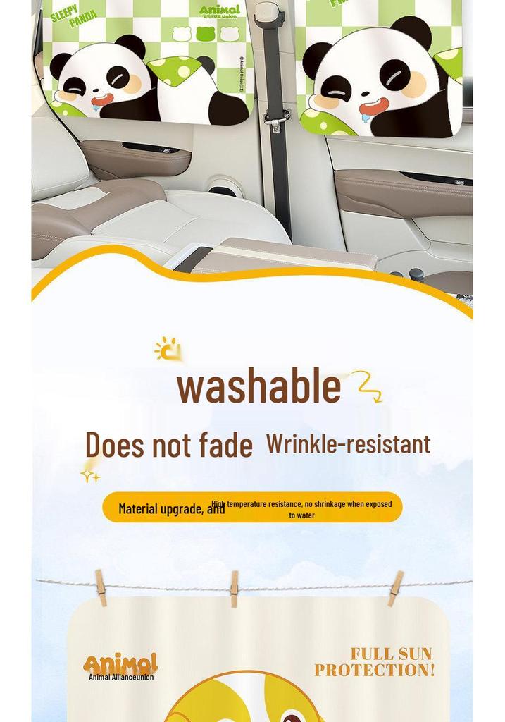 Car Side Window Privacy & Sunshade with Magnetic Heat Insulation