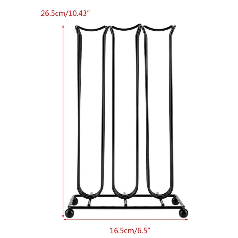 Kaffee Aufbewahrungshalter Eisen Doppelseitiges Ausstellungsregal Metallhalter für Zuhause Büro Küchentheke X3UC