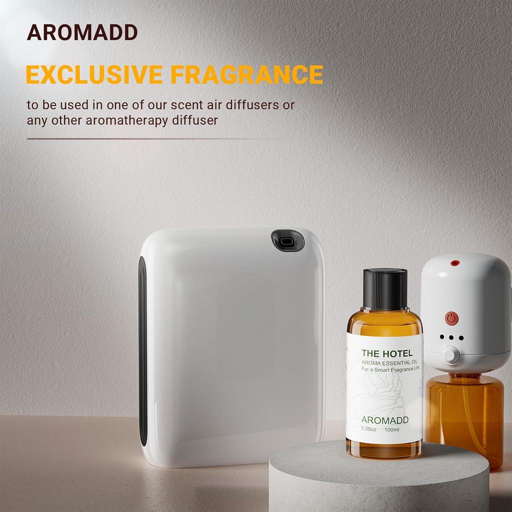 Aromadd Hotel Scents Diffuser Oil The Hotel, Luxury Essential Oils for Waterless Diffuser, Aromatherapy Hotel Diffuser Oil for Home & Office,