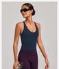 Cross-Strap Quick-Dry Yoga Vest: Versatile Running Sports Top with Stylish Back Design