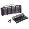 4 Gang 12V Waterproof Rocker Switch Panel Circuit Breakers for Car RV Marine Boat