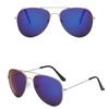 Elegant Metal Frame Pilot Sun Glasses Shatterproof PC Lens UV400 Sunproof Glasses For Women Men Driving And Cycling