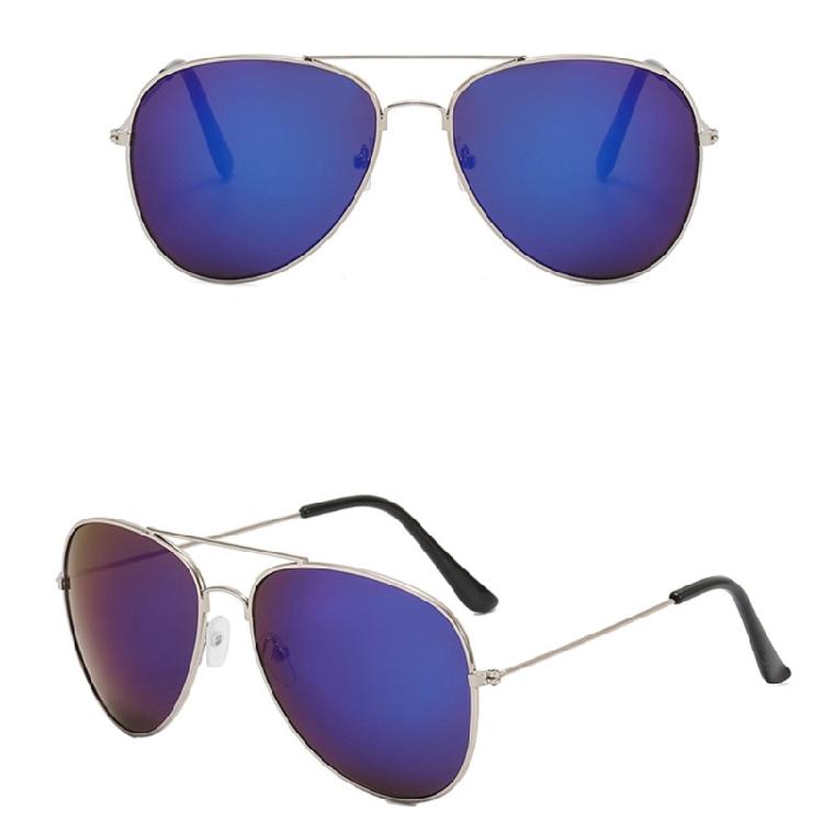 Elegant Metal Frame Pilot Sun Glasses Shatterproof PC Lens UV400 Sunproof Glasses For Women Men Driving And Cycling