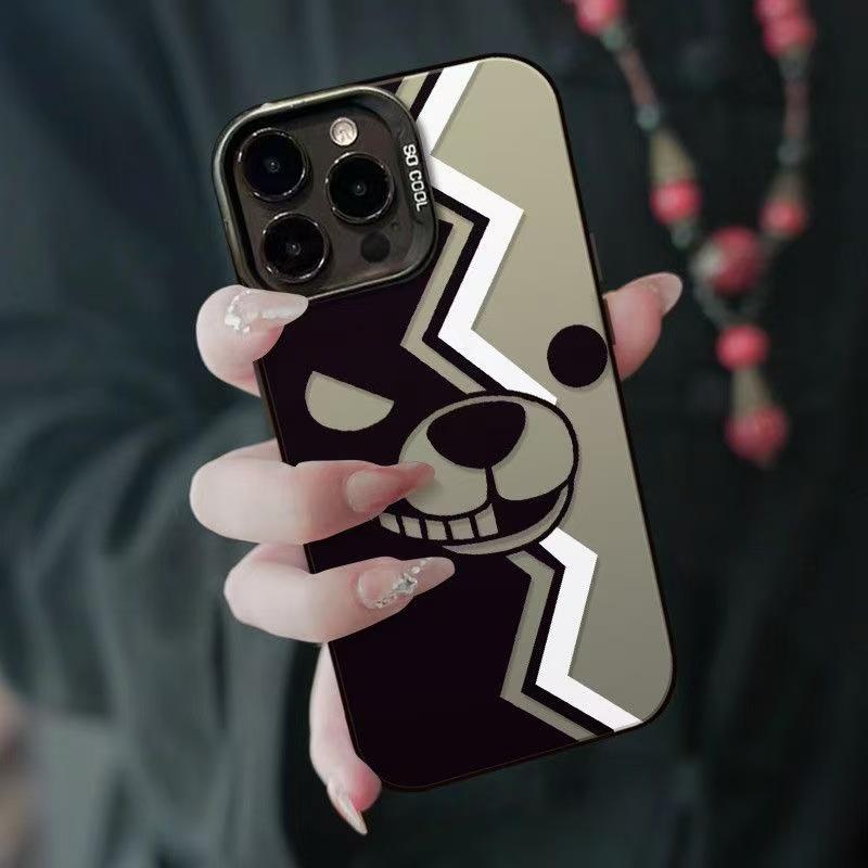 Cool Bear Face iPhone Case for Models 13 Pro Max, 14, 15, 16 Pro, 17 - Drop-proof & Stylish