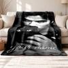 damon salvatore Customizable name outdoor blanket soft cozy and warm Multi-purpose office blanket outdoor camping and travel blanket all