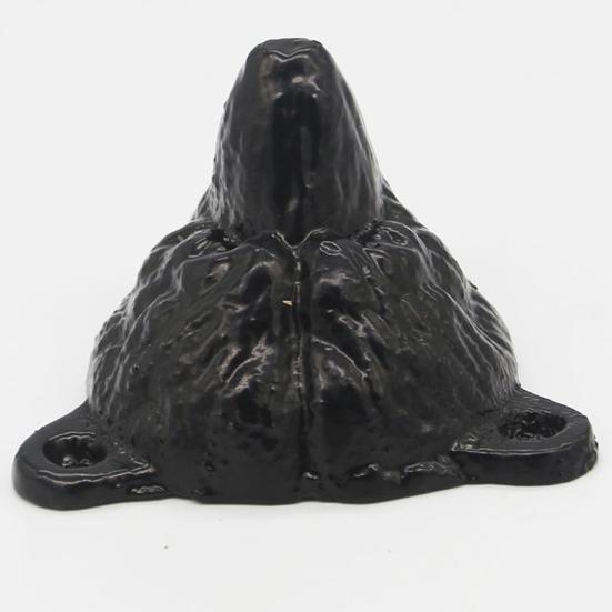 Bear Head Wall Mounted Beer Bottle Opener, Cast Iron Grizzly Teeth Beer Cap Opener for Man Cave, Garage, Home Bar Decor