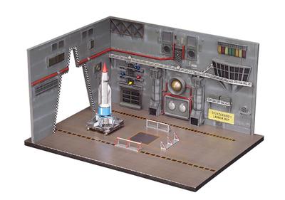 Aoshima Bunka Kyozai Thunderbird Thunderbird 1 Launch Base Scale Plastic Model No.9 & 1/350
