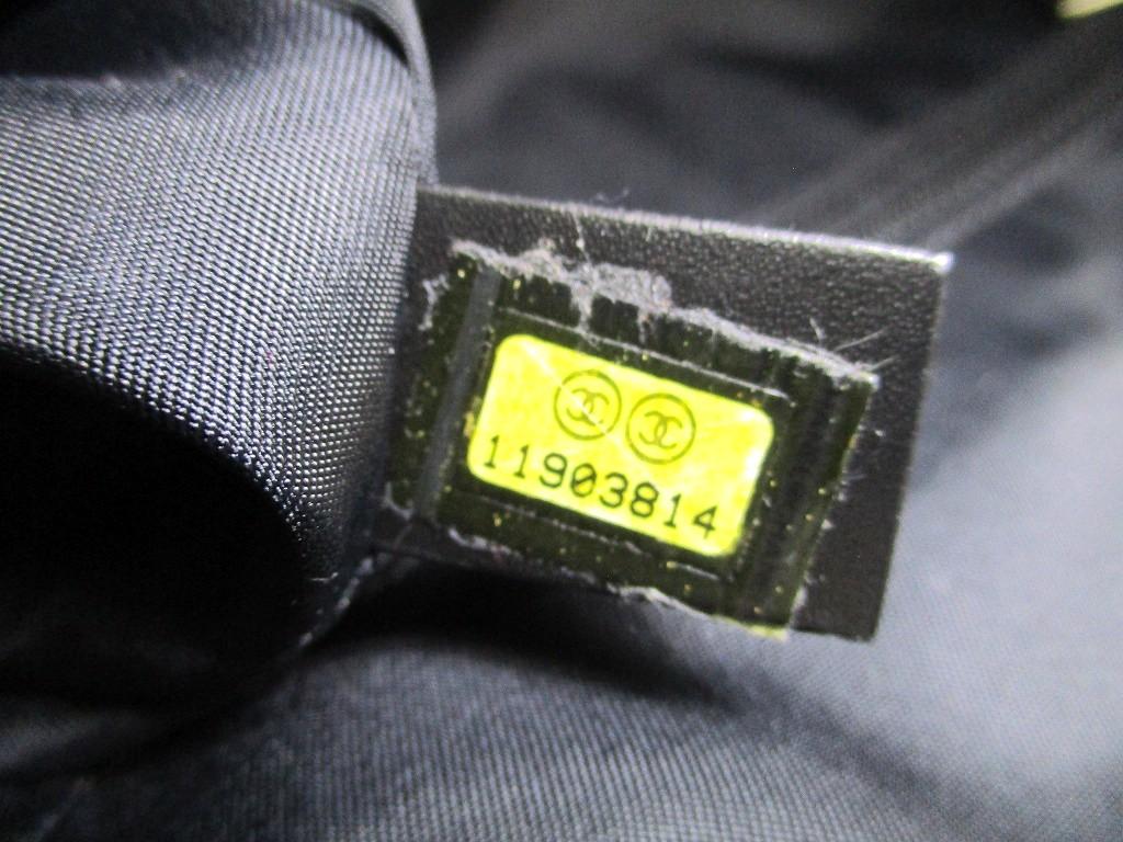 Authentic CHANEL New Travel Black Nylon Leather Tote Bag Hand Bag Shoppers Bag #a958  Refurbished