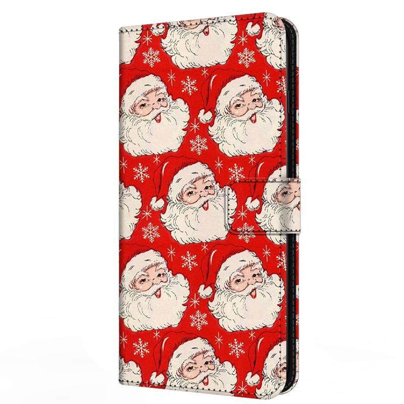 Wallet Cover For Oppo A5 4G 5G Case A5i Pro A5m Flip Stand Book Magnetic Leather Case For Oppo A5x 4G 5G Christmas Cases A 5x