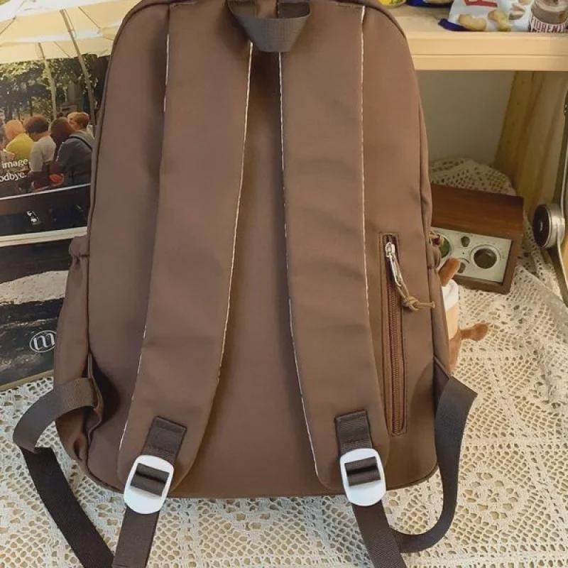 Stylish Large-Capacity Korean School Backpack for Girls with Durable Wide Shoulder Straps