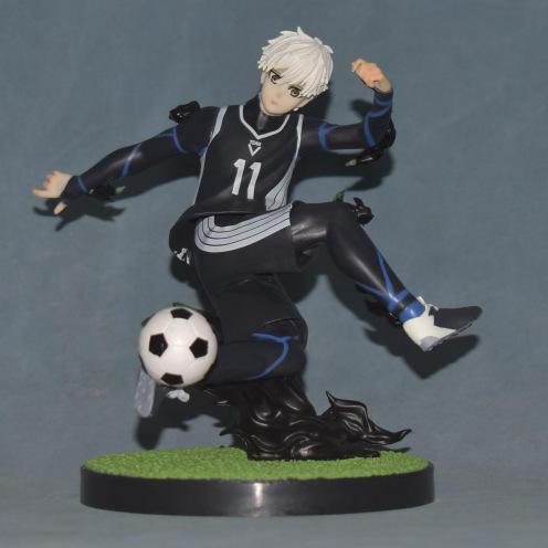 12CM Seishiro Nagi Isagi Yoichi Figur Anime BLUELOCK Cool Desktop Animation Kunstwerk Modell Spielzeug Geschenk Sammlung Ornamente PVC NO box gray