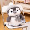 Adorable Winter Penguin Plush Toy in Cute Outfit - Perfect Children's Gift