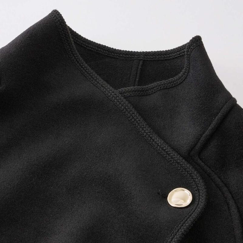 IEF Women's Petite Warm Wool Coat