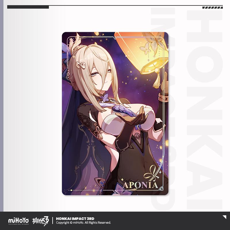 Sunsyea Honkai Impact 3rd Official Merch miHoYo Original Authentic MZ Card Keychain Ticket Fu Hua Kiana Mei
