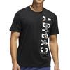 adidas T Shirts Men's Black Crew Neck Moderate FL4444