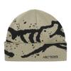 Arcteryx Arc'teryx Brand Classic Logo Design Velvet Hat, Same Style for Men and Women, Beige/black X000010067HabitatBlack
