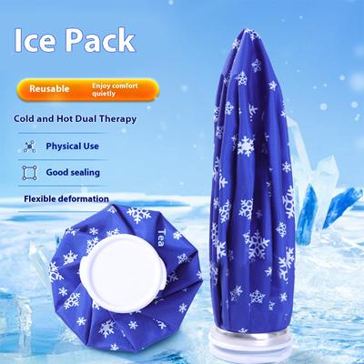 Packung mit 2 wiederverwendbaren Kalt-Warm-Therapie-Gelpacks 6 Zoll + 9 Zoll Auslaufsicheres Design zur Linderung von Muskelschmerzen und zur Reduzierung von Schwellungen mit praktischem PVC-Material