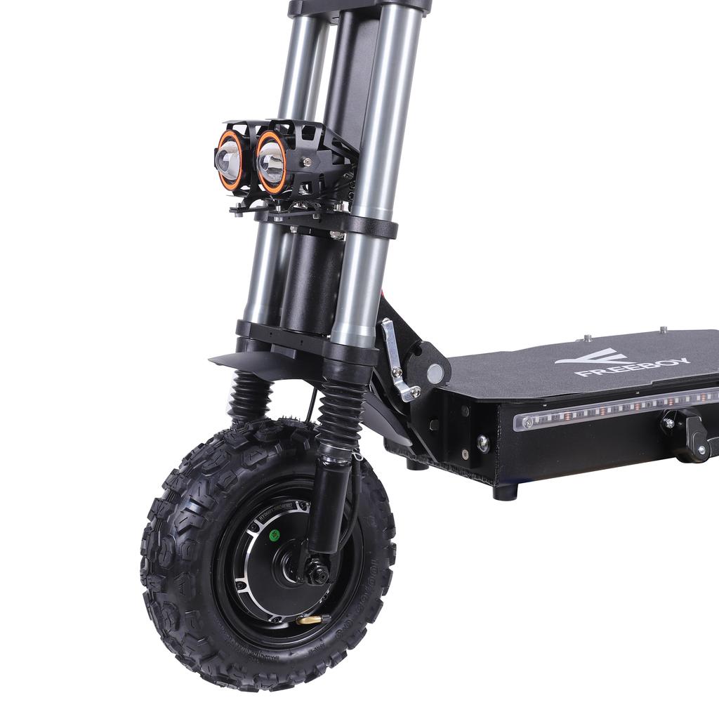 FREEBOY J30MAX 11" Electric Scooter Powerful Motor 3000W*2 Battery 60V38AH Hydraulic Brakes High-Performance E-Scooter