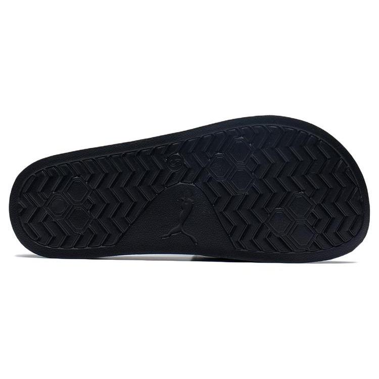 (WMNS) PUMA Leadcat 2.0 Logo Slide 'Black' Women's 387234-02