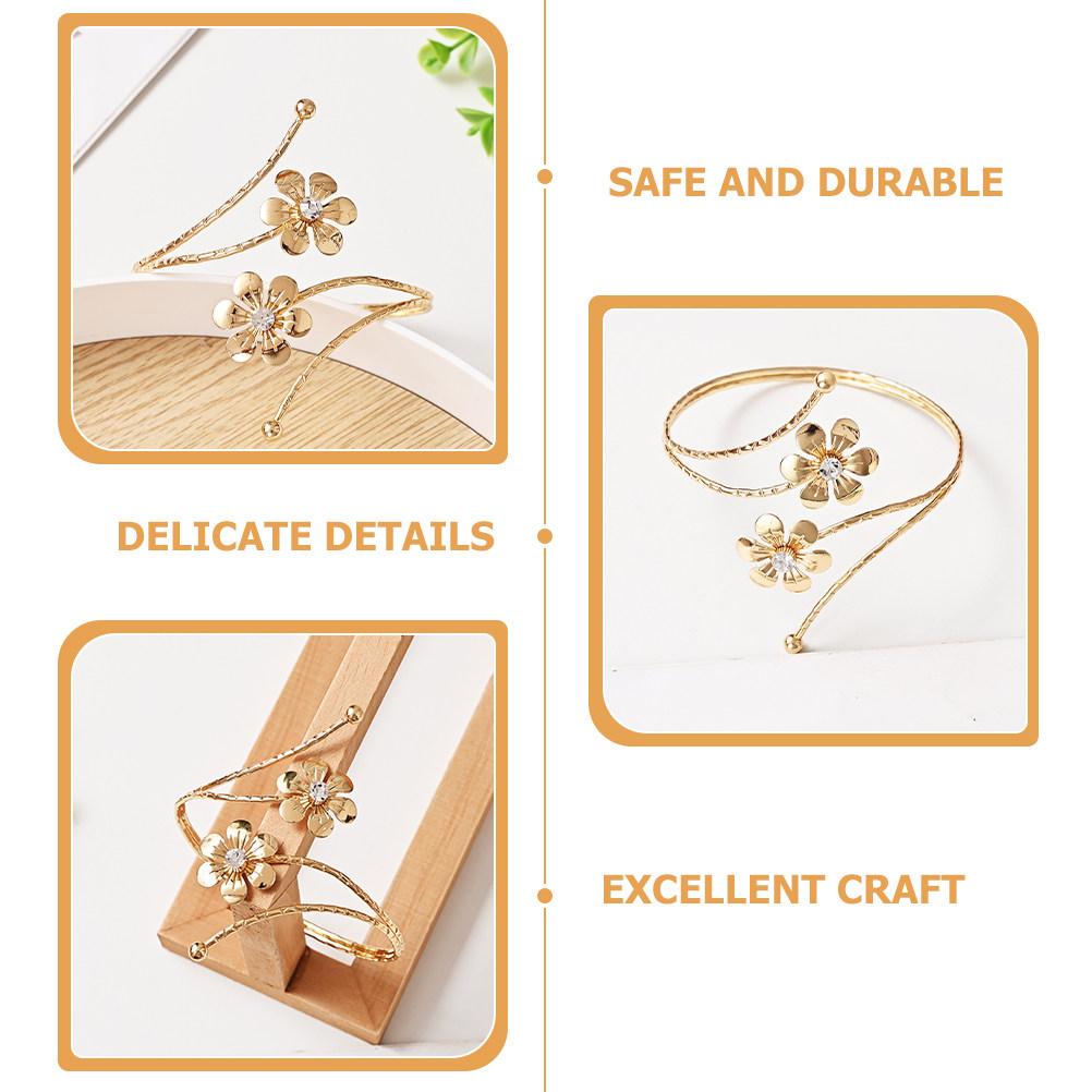 2 Stück Legierung Vorhang-Quasten Stilvolles Blumen-Design Vorhang-Halteband für Schlafzimmer Wohnzimmer Küche Badezimmer Heimdekoration
