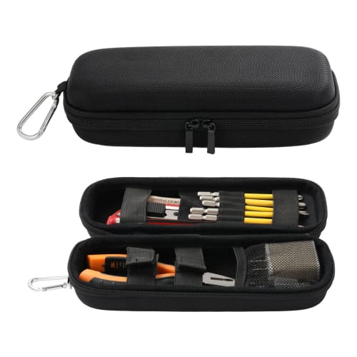 

Housolution 220 USB Power Screwdriver Storage Case, Tool Box, Tool Storage Pouch, Pencil Case Style, Large Capacity, Durable Oxford & EVA Material, Ca