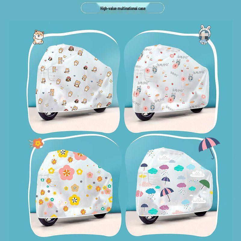 Waterproof Thickened Motorcycle Rain and Dust Cover with UV Protection