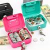 Creative Portable Piggy Bank Storage Box with Key Lock. Household Children's Loose Change Hand-held Storage Box