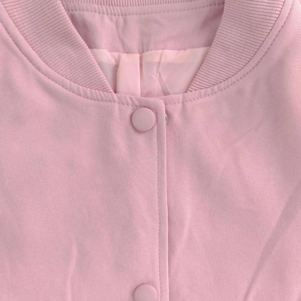 2025 Unisex Stand-up Collar Jacket with Large Pockets - Elegant Spring/Autumn Women's Outerwear