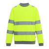 Regatta Professional Mens Pro Contract Hi-Vis Crew Neck Sweatshirt