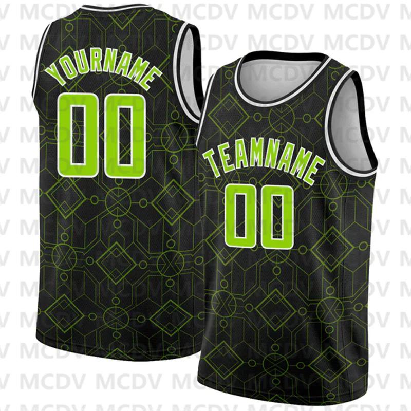 Custom Pink Light Blue-Black 3D Pattern Summer Beach Surfing Authentic Basketball Jersey