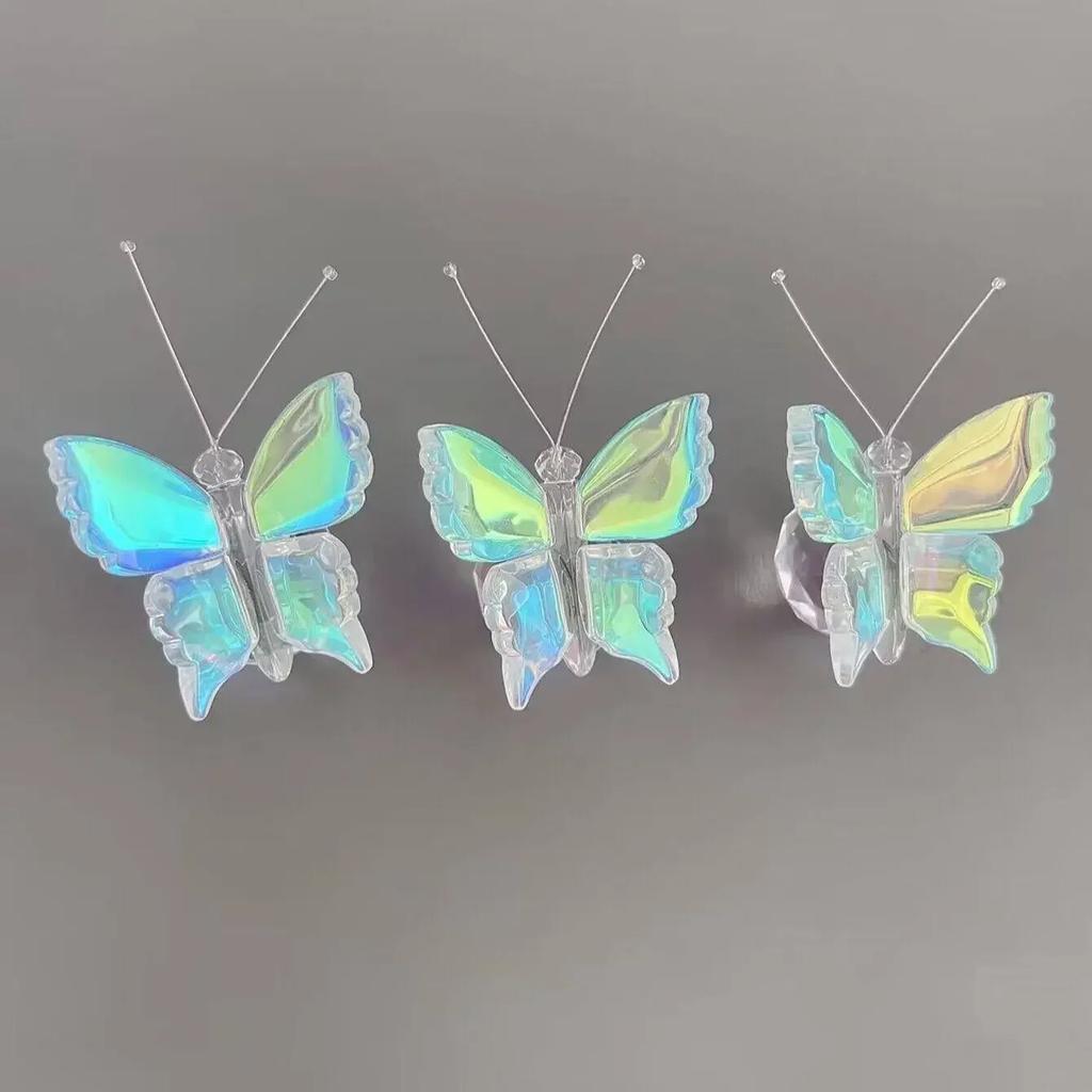 1pc-Beautiful Decorations Craft Crystal Butterfly Pendant Crystal Small Animals