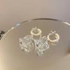 Transparante Onregelmatige Acryl Oorbellen Voor Vrouwen Koreaanse Heldere Geometrische Pendientes Drop Oorbellen Trends Hangende Feest Sieraden
