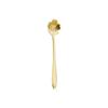 Huazao Baijia A1 Stainless Steel Long Handle Stirring Spoons, Golden Cherry Blossom, 10-Pack