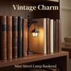 Vintage Bücherregal Geist Licht Weiß Bücherregal Lampe Bücherregal Laterne Licht Weihnachten