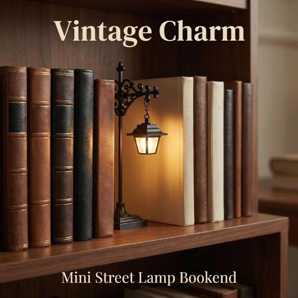 Vintage Bücherregal Geist Licht Weiß Bücherregal Lampe Bücherregal Laterne Licht Weihnachten