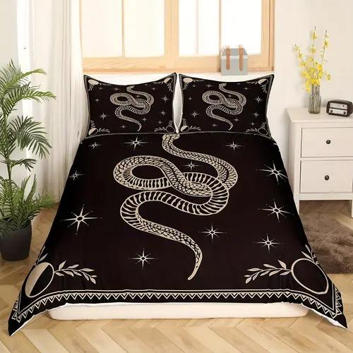 Snake Duvet Cover Duvet Cover With Snake Pattern Suitable For Children Kids And Adults Warm Soft Comfortable And Breathable