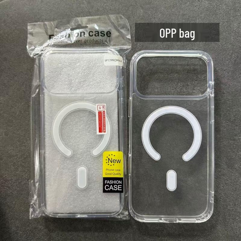 MagSafe Acrylic Magnetic Phone Case: Compatible with iPhone 16 Pro and iPhone 15, Transparent Design iPhone 12 Pro Max