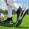 Men's High Top Elastic Sock Mouth Football Boots Rubber Soft Bottom Short Nail Youth Boys Football Shoes