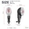 Rubonarie Kawasaki KLX250SF Turn Signal Light Smoke Lens (Clear)
