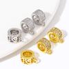 18K Gold Plated Pendants Charm Beads Bails For Jewelry,Pendant Connectors Bail For Bracelets Making DIY Accessories Findings