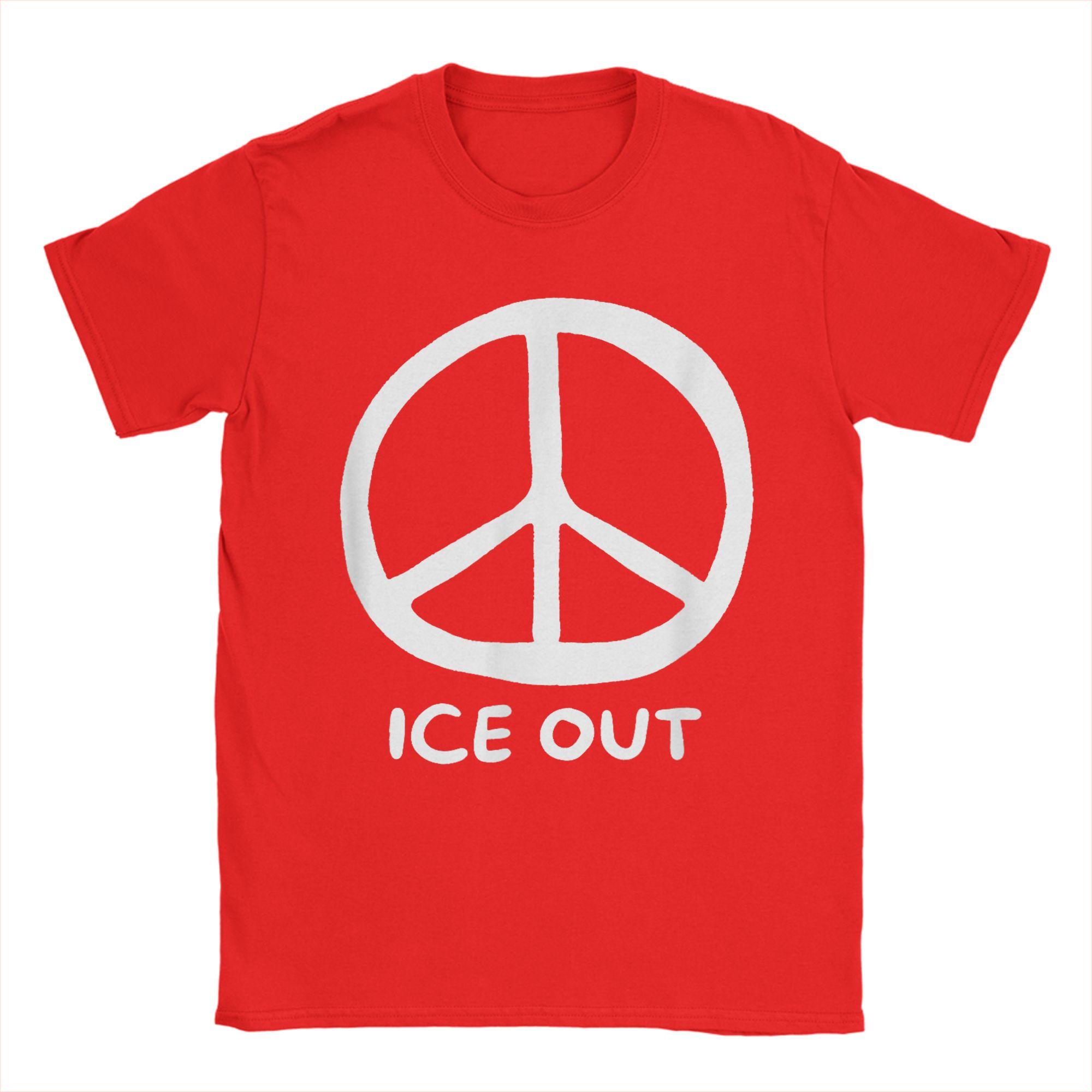 

Unisex ICE Out (2) T Shirt 100% Cotton Clothes Unique Short Sleeve Crewneck Tees Plus Size T-Shirt S