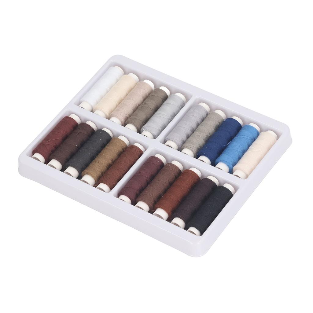 20 Colors Sewing Threads Kits 328ft Polyester Sewing Thread Multipurpose   Sewing Thread Spools for Making Clothes Crafts