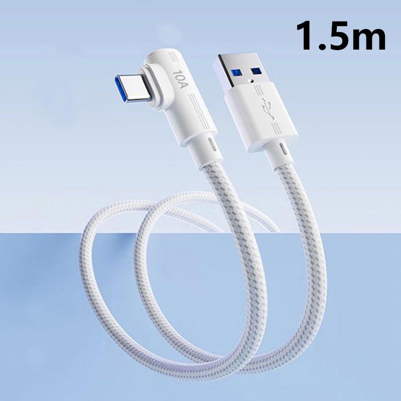 240W Super Flash Charging Data Cable USB To Type C 90° Elbow Data Cable 1M/1.5M/2M/ Fast Charging