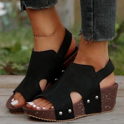 Summer Large Size 43 Platform Wedge Sandals Women's Fashion Hot Style After Trip Cool